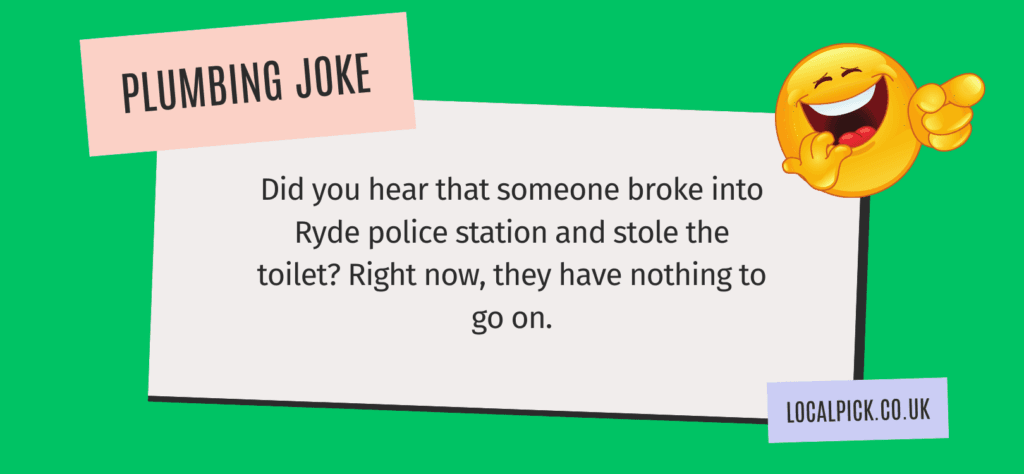 isle of wight plumbing joke